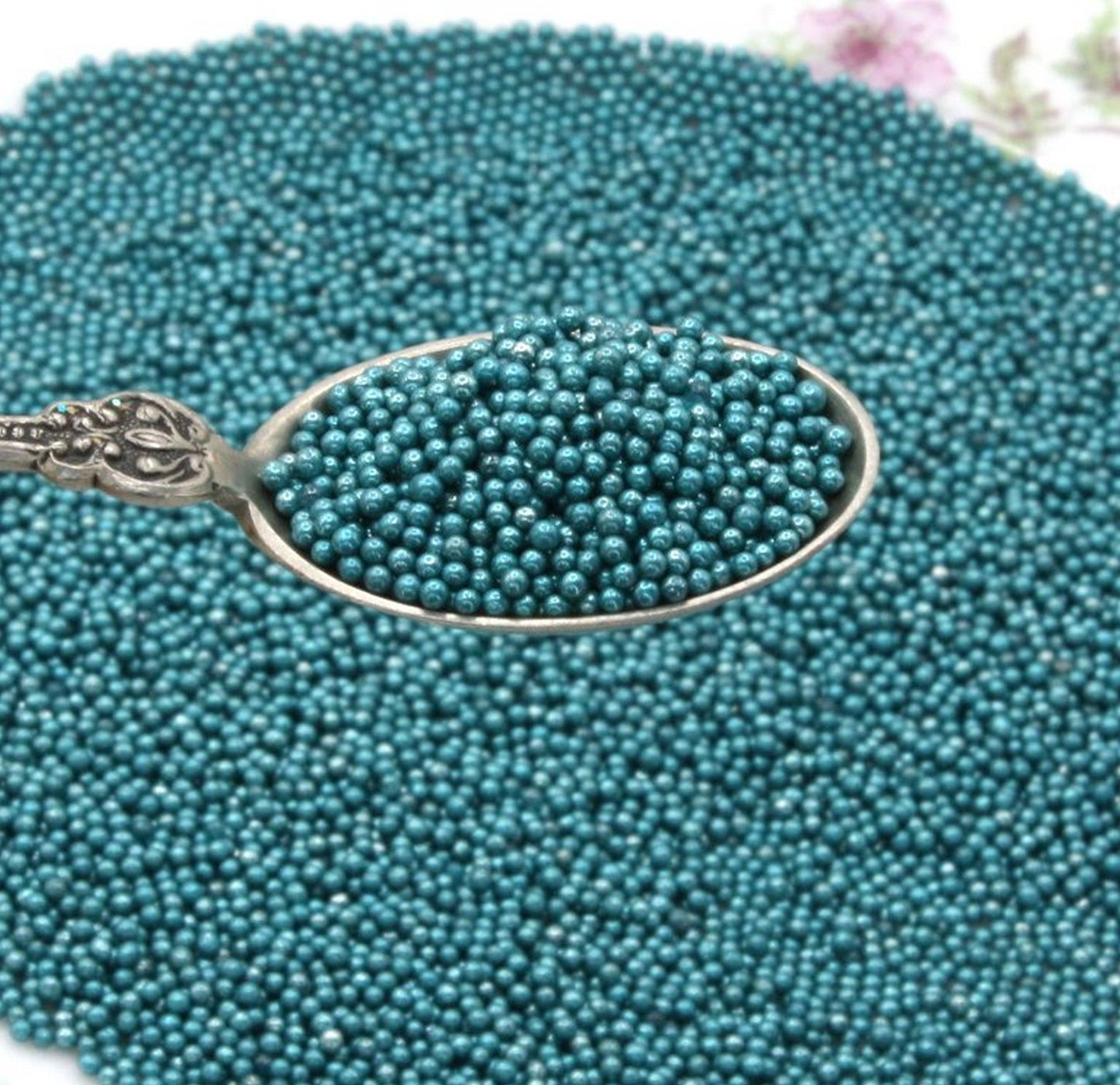 Teal - Glass Deco Beads (311-3029)