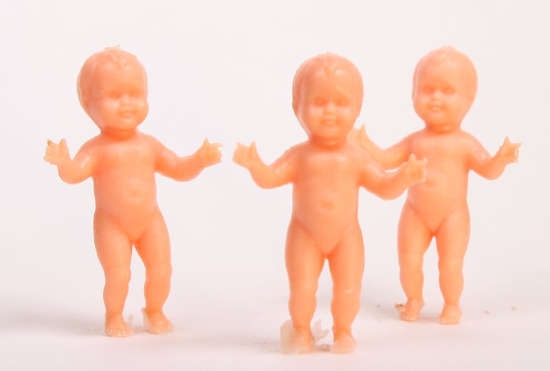 Baby Standing - 1" - Set of 8 - Miniature Dollhouse - 201-145-3