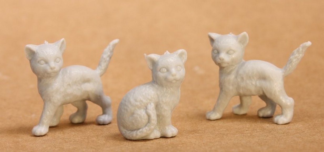 Cats - Assorted Set - Gray - Set of 6 - 201-167-3GY