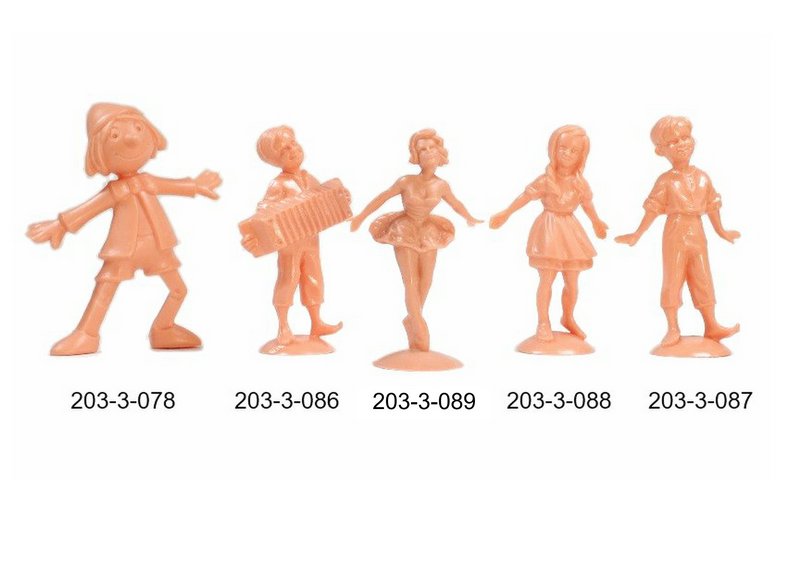 Dancing Pinocchio - 2" Tall - Set of 3 - #203-3-078