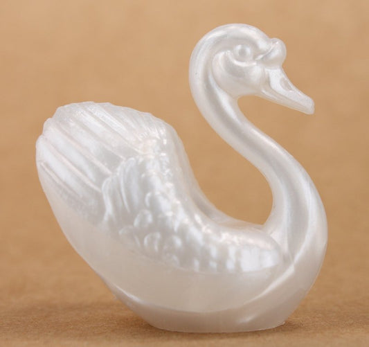 Swans - Pearl - Set of 4 - Retro Dollhouse Minis - 203-3-111CL