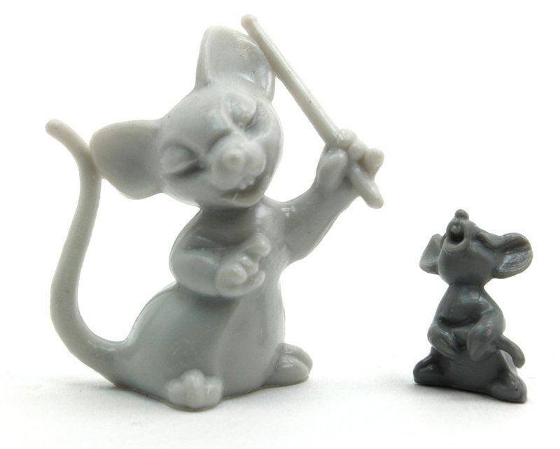 Singing Mice - Gray- Set of 8 - 203-9-128G