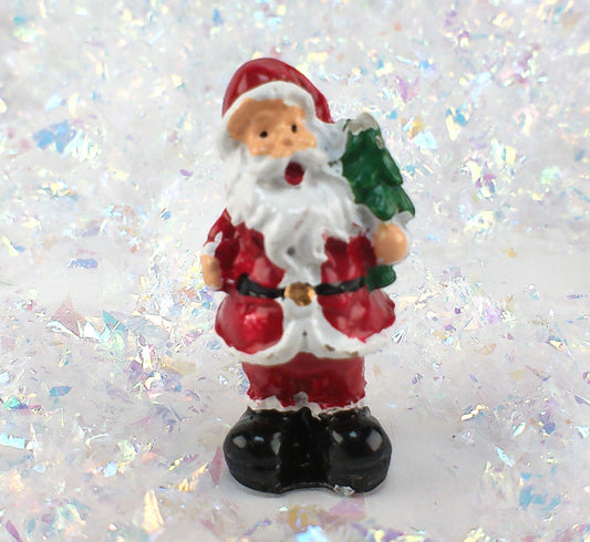 Santa - 1.5" Traditional with Tree - Set of 3 - 204-2550