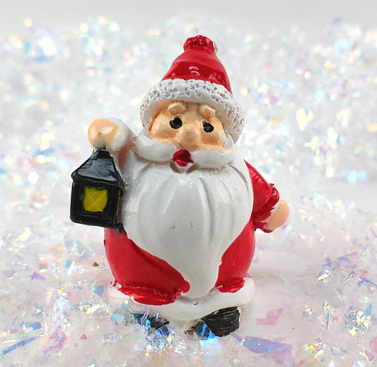 Santa - 1.25" Old Style - Set of 3 - Holiday Minis - 204-2581