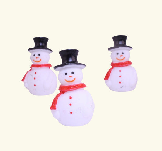 Snowman - 1.25" - Set of 3 - Holiday Minis - 204-8804