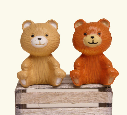 Little Teddy Bear Set - Under 1" Tall - Set of 2 - 2204-8808
