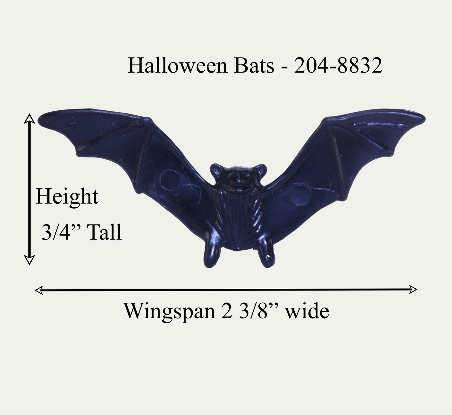 Halloween Bats - 2" - Set of 6 - 204-8832