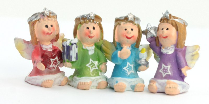Colorful Little Angels - Too Cute! - Set of 4 - 205-6478