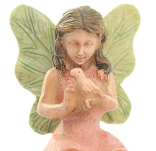 Fairy - Sitting on a tree stump - 2.5" Tall - 207-1025