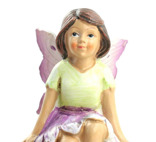 Fairy - Yellow Pot Hugger - Sitting - 3" Tall - 207-54482