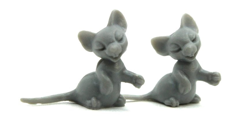 Gray Mouse - Tiny - Set of 8 - 203-9-139