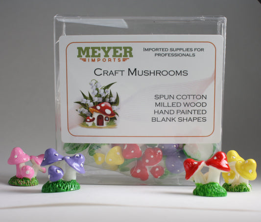 Mega-Mix - Resin Hand Crafted Mushrooms! 10 pieces 218-0145