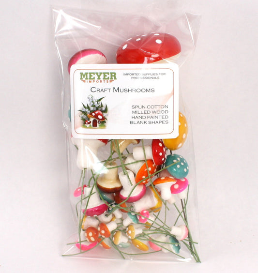 Mushrooms - Spring Colors - 39 Piece Set! 218-0174