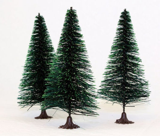 Bottle Brush Trees - 4" - 2 Pcs Set - 218-0254