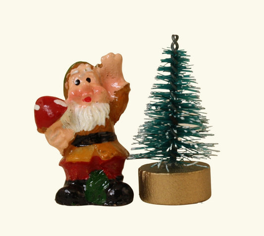 Micro Christmas Trees - Only 1" Tall - 6 Pcs - 218-0515