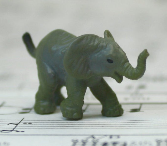 Elephant Babies - Hand Painted - Set of 4 - 234-0222