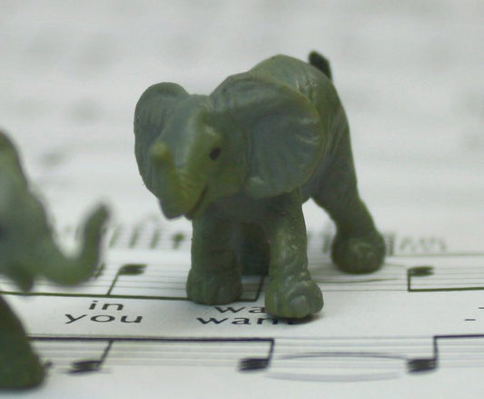 Elephant Babies - Hand Painted - Set of 4 - 234-0222