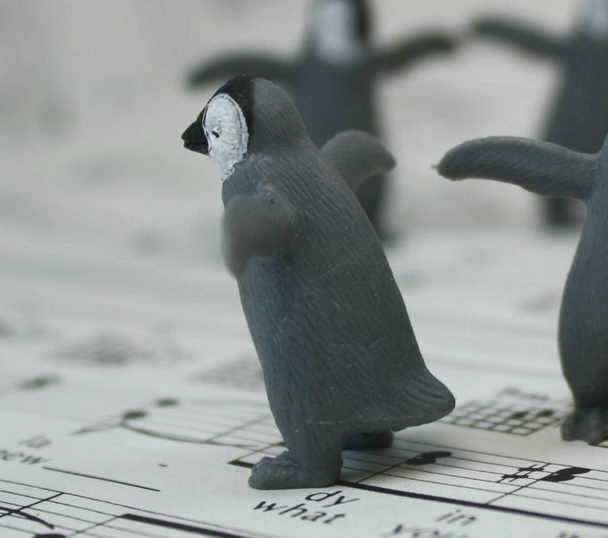 Penguin Babies - Hand Painted -  Set of 4 - 234-1322