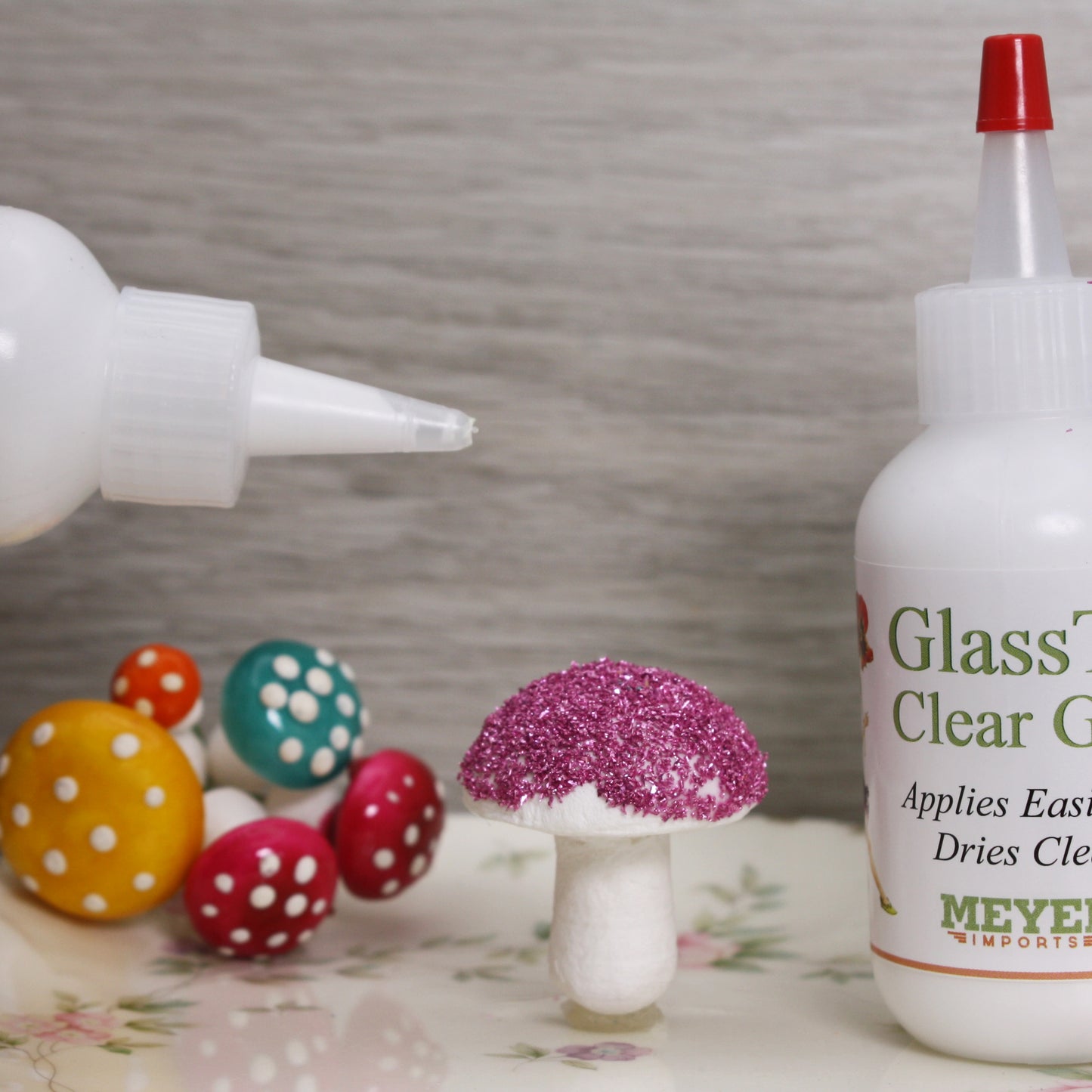 Glass-Tac Clear - Glass Glitter Glue - 2oz Bottle #310-0001