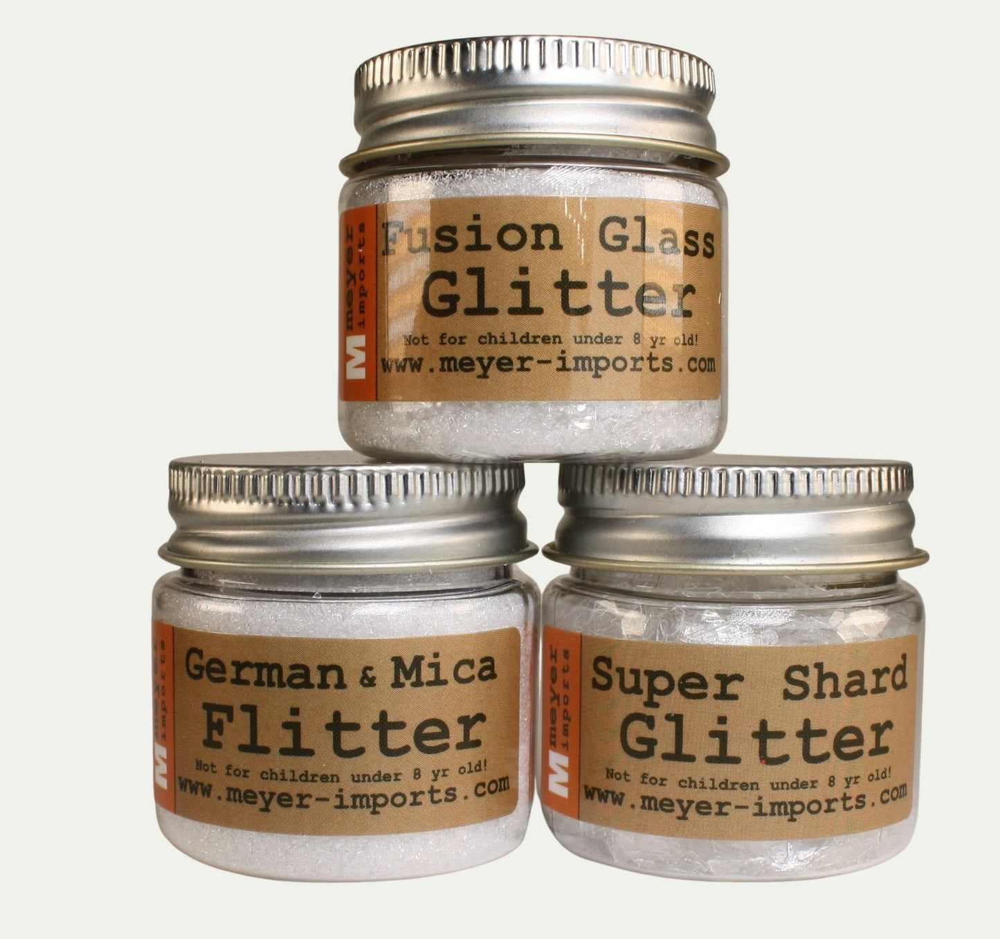 Snow White Icey Glitter Set - 3 Jars - 311-0902