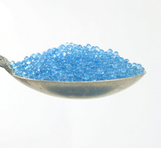 Clear Blue - Glass Deco Beads (311-3019)