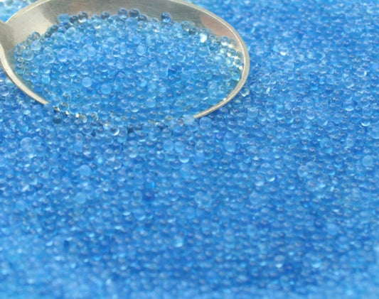 Clear Blue - Glass Deco Beads (311-3019)