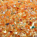 Orange - Golden Orange - Iridescent Ice Flakes - 311-4373