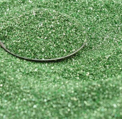 Green, Yellow Green Glass Glitter - 311-9-098