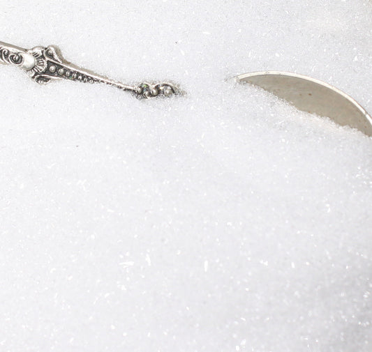 White - Clear Icy Glass Glitter - 311-9-WH