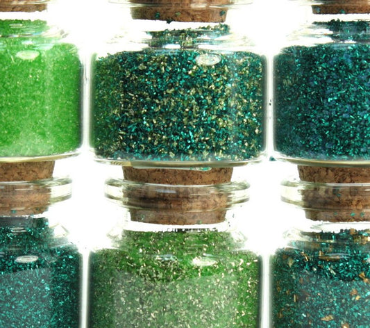 Green Medleys Set of Corked Jars - 311-M-0603