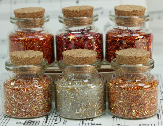 Orange Set of Corked Jars - 311-M-0604