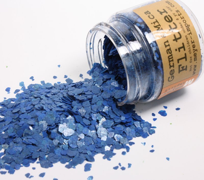* Deep Blue, Purple, Light Green - Mica Flakes - 311-M-0701