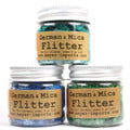 * Turquoise, Navy Blue, Dark Green - Mica Flakes - 311-M-0702