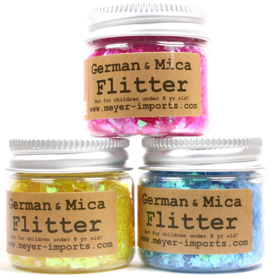 * Blue, Pink, Yellow Iridescent Ice Flakes Set - 311-M-0714