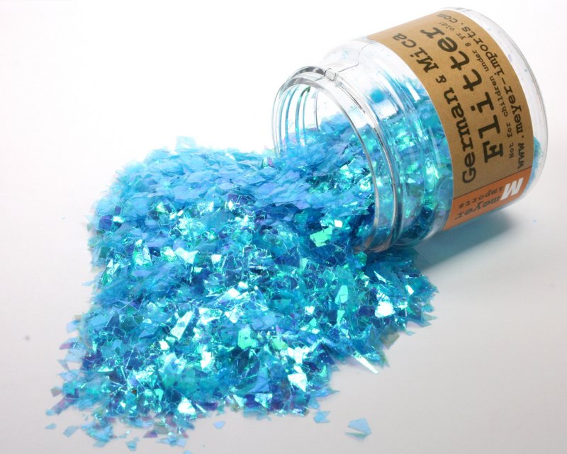 * Blue, Pink, Yellow Iridescent Ice Flakes Set - 311-M-0714