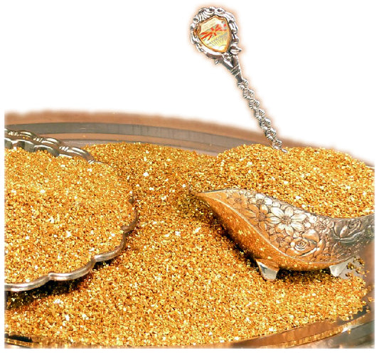 Chunky Gold Glass Glitter - 70 Grit