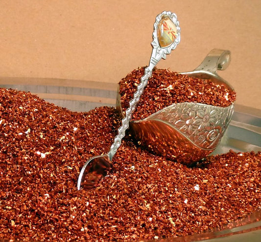 Chunky Light Brown Glass Glitter - 70 Grit