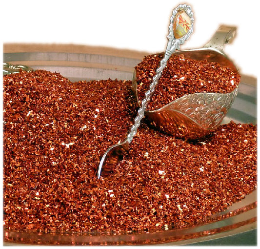 Chunky Light Brown Glass Glitter - 70 Grit