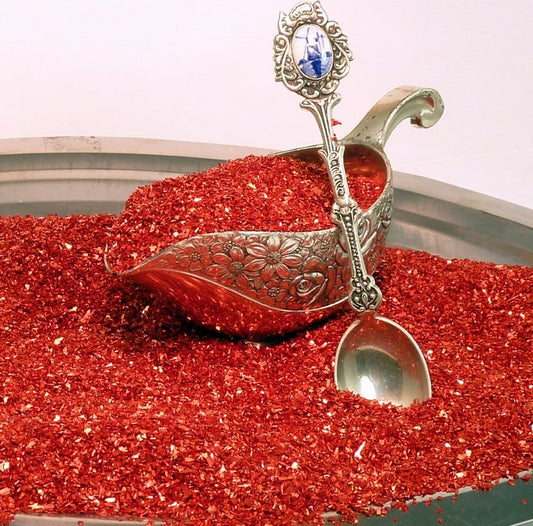 Chunky Red Glass Glitter - 70 Grit