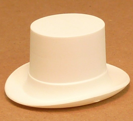 Top Hat - Large White - #203-3-146
