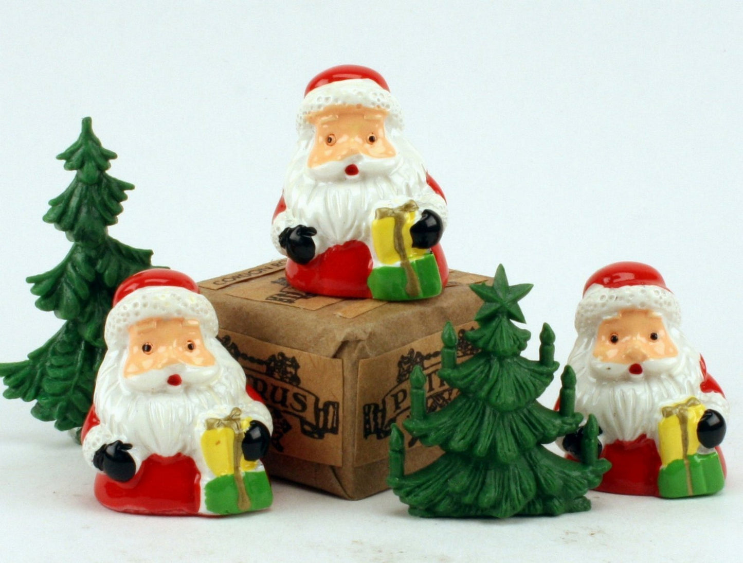 Santa - 1.25" Half-Bust - Set of 3 - Holiday Minis - 204-8803