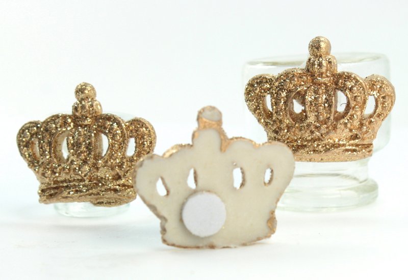 Golden Sparkle Crowns - Set of 4 - 205-1844