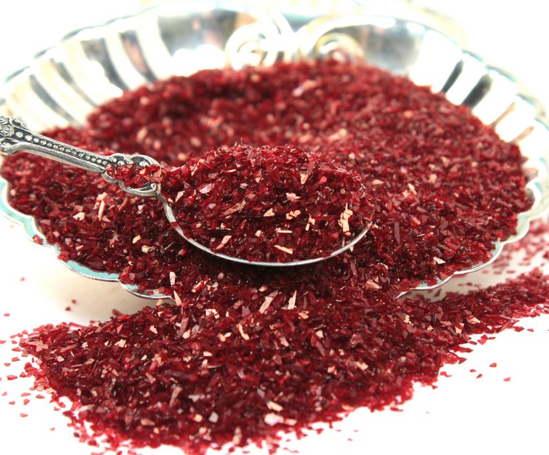 Red (Dark) Chunky Glitter Crystals - 311-C7-022