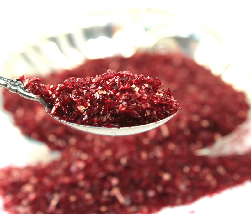 Red (Dark) Chunky Glitter Crystals - 311-C7-022