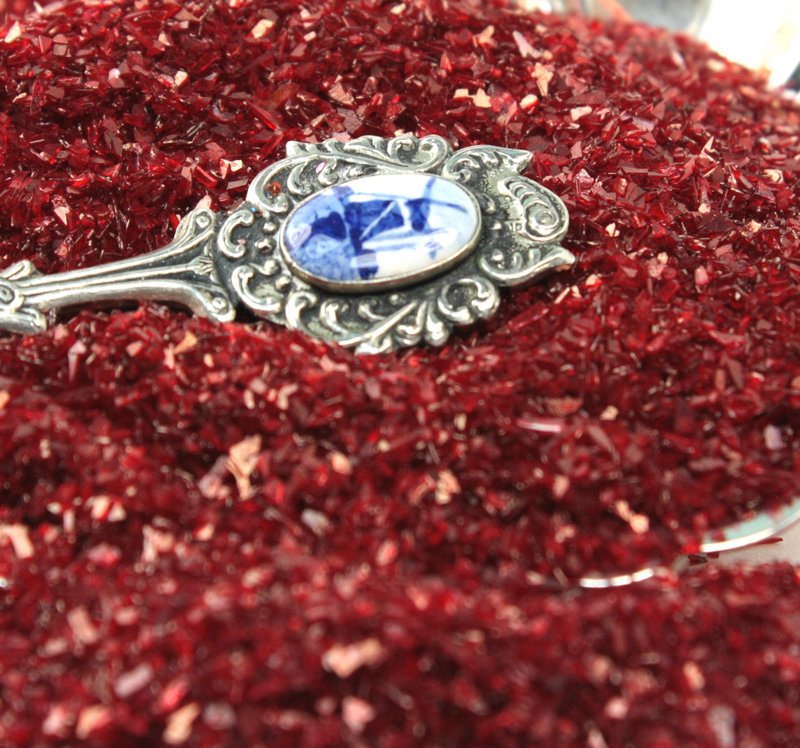 Red (Dark) Chunky Glitter Crystals - 311-C7-022