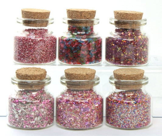 Pink Blends Glass Glitter Set - 311-M-0601