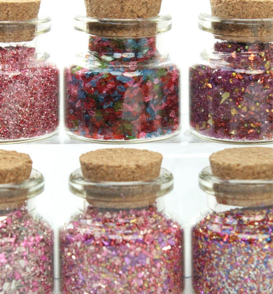 Pink Blends Glass Glitter Set - 311-M-0601
