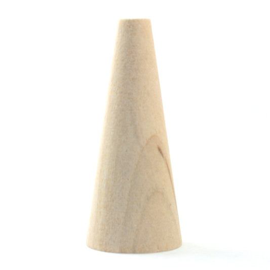 Wooden Craft Cones - 20 Pieces - 1 3/4" Tall - IV3-2483