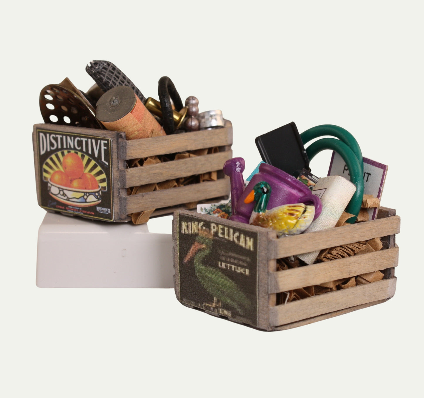 Junk Crates - Vintage Miniature for Railroad Dioramas - 101-0601
