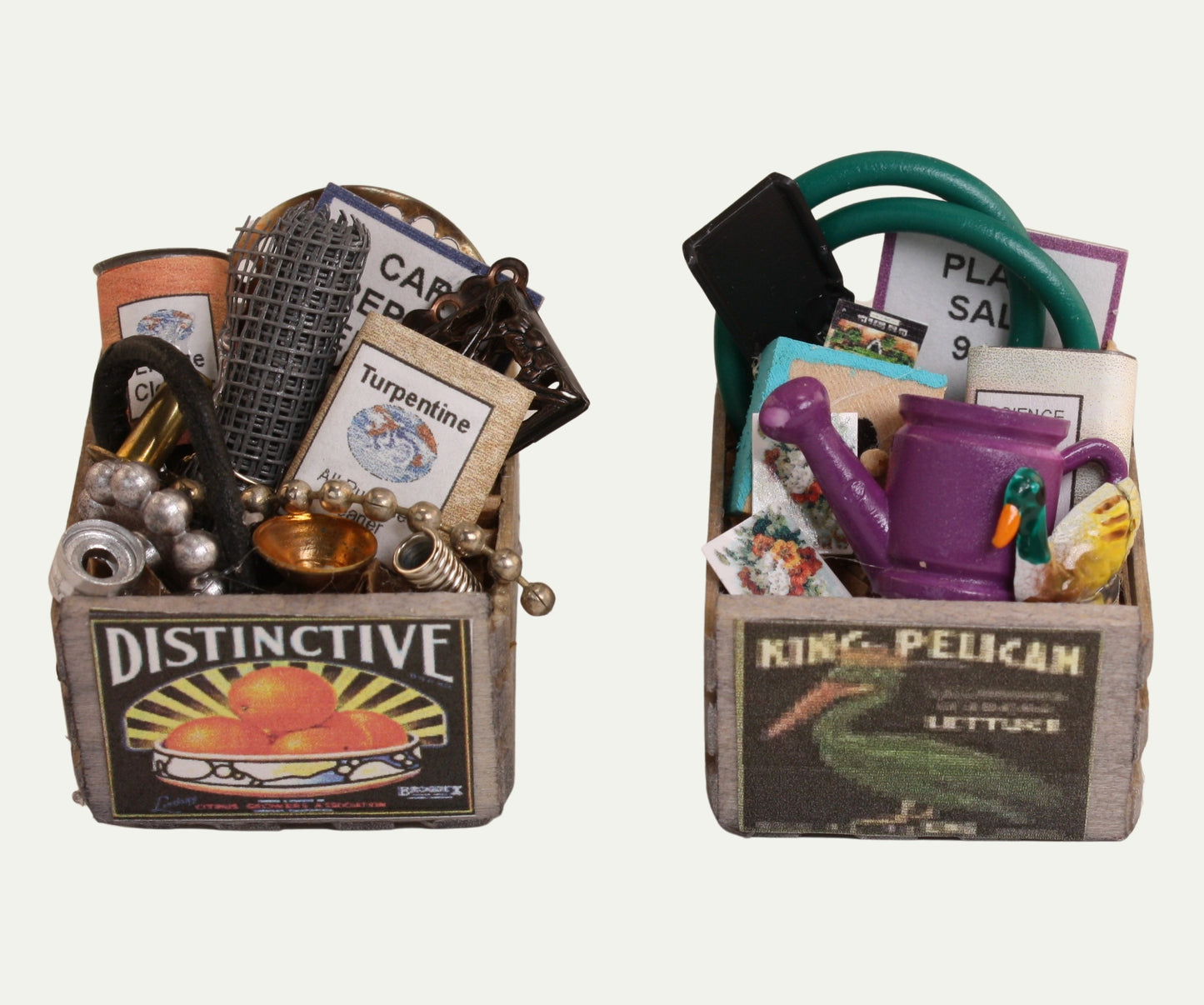 Junk Crates - Vintage Miniature for Railroad Dioramas - 101-0601